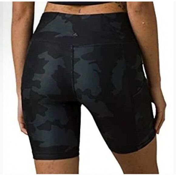 NWT prAna Electa Shorts Black Camo XS - Picture 3 of 5